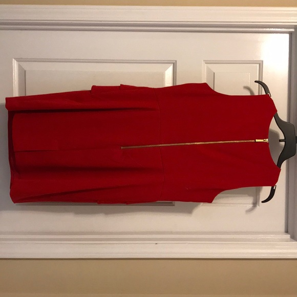 Michael Kors Pencil Dress w/Ruffles - Picture 2 of 4